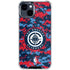 NBA LA Clippers Digi Camo iPhone 14 Clear Case